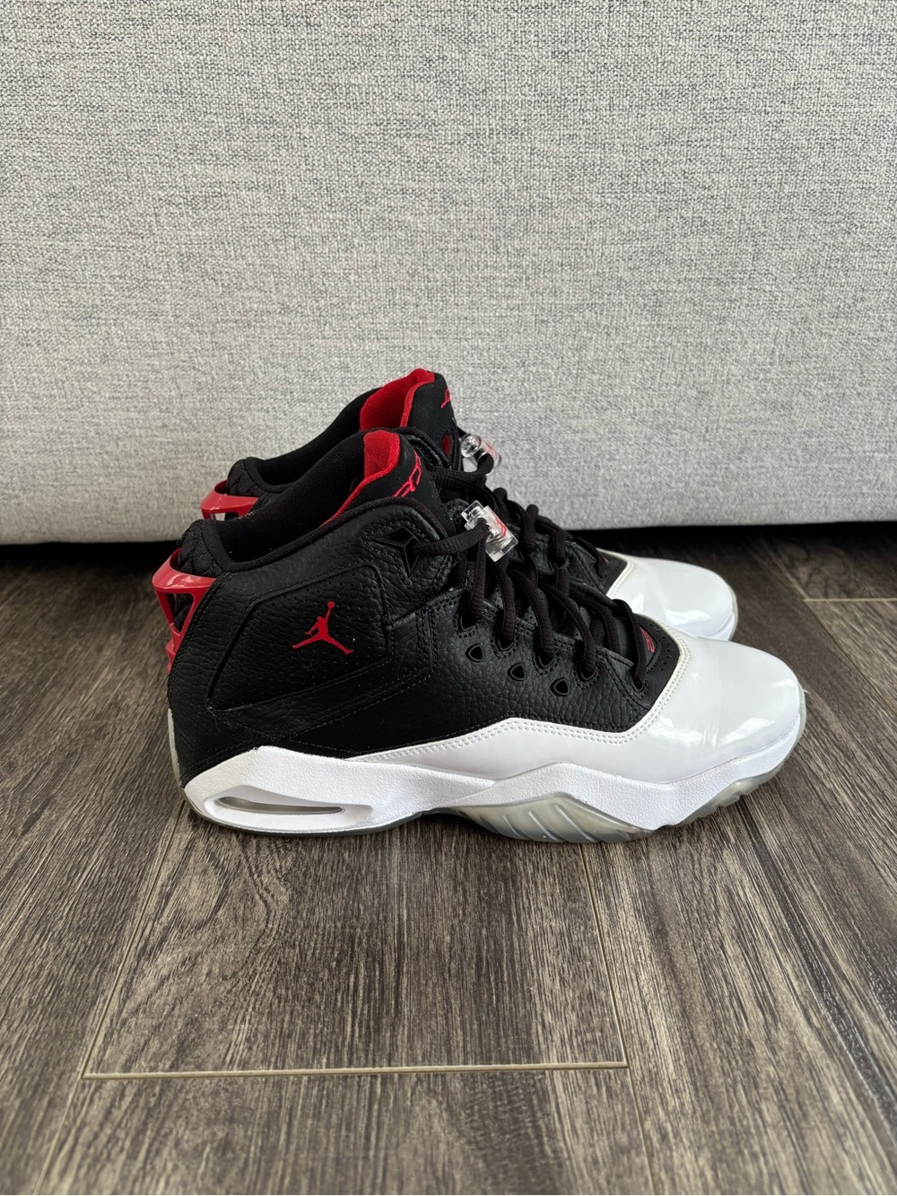 Jordan Kids' Mid-Top Sneakers - Black/Red/White